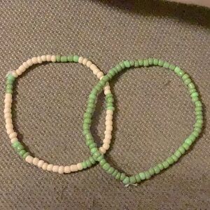 Duo bracelets green